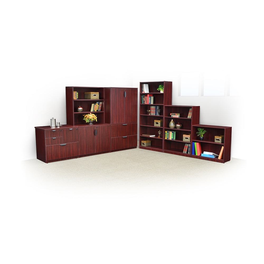Legacy 35" Stackable Storage Cabinet- Mahogany