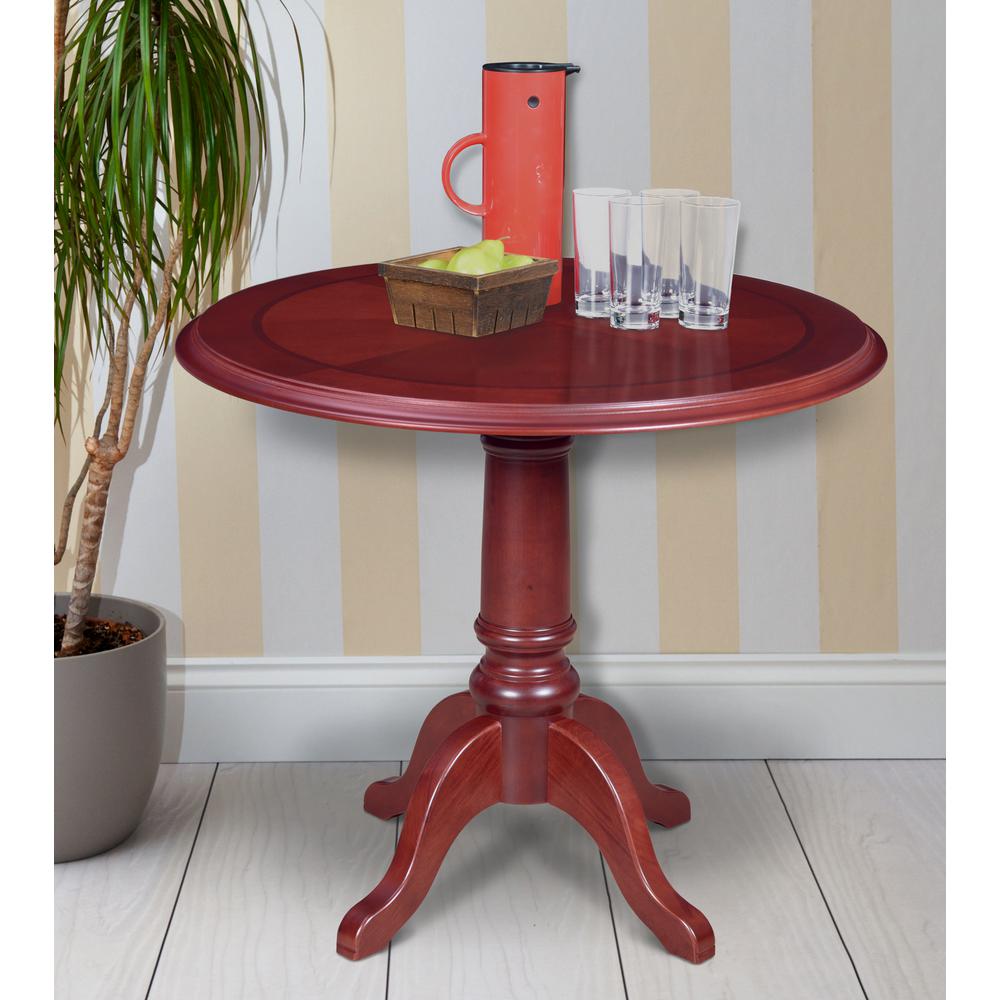 Prestige 42" Round Table- Mahogany