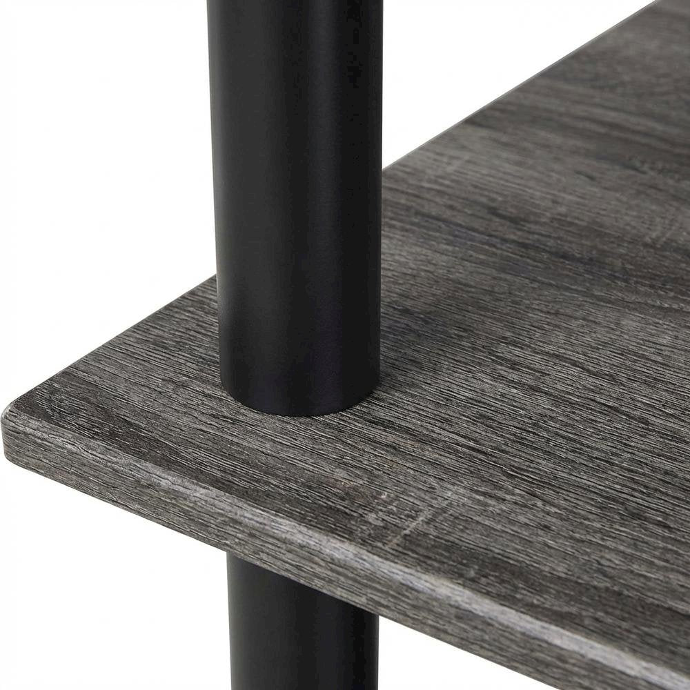 Black Oak Music Recording Studio Desk With Contemporary Style And Steel Frame