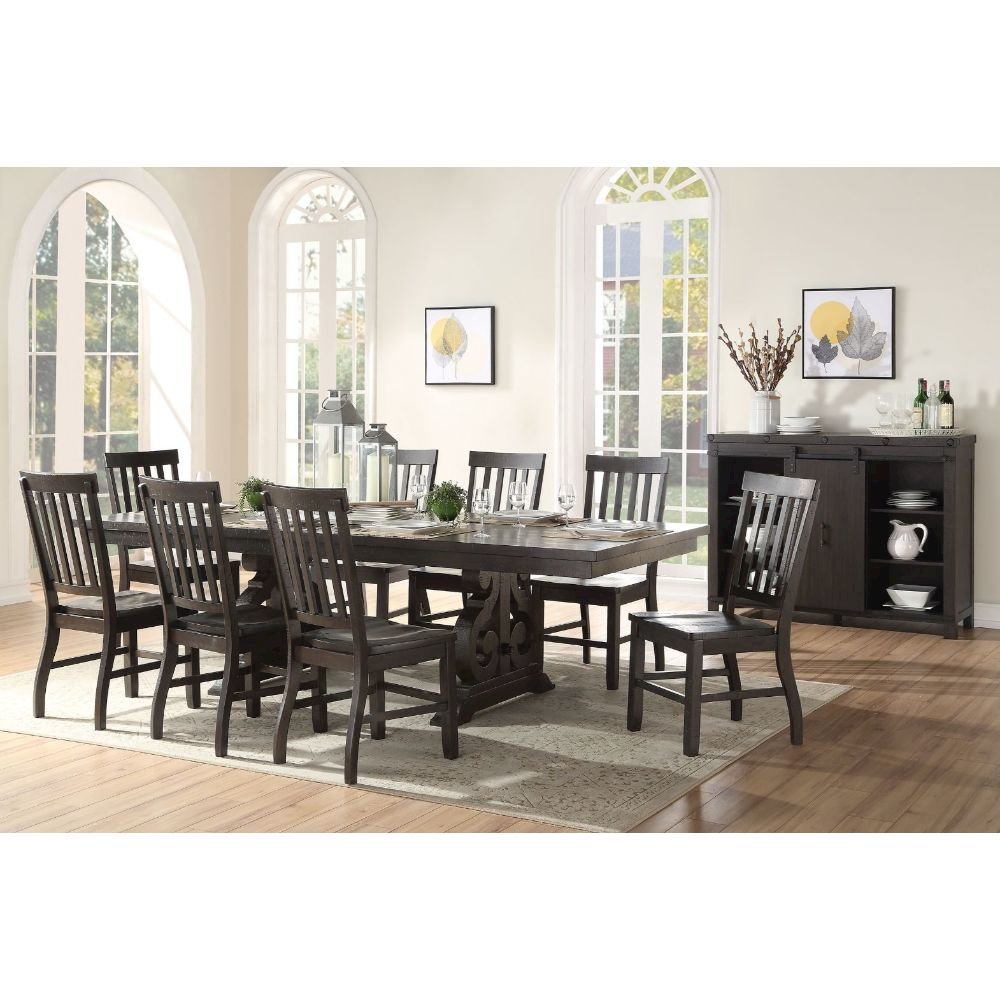 Maisha Dining Table Rustic Walnut