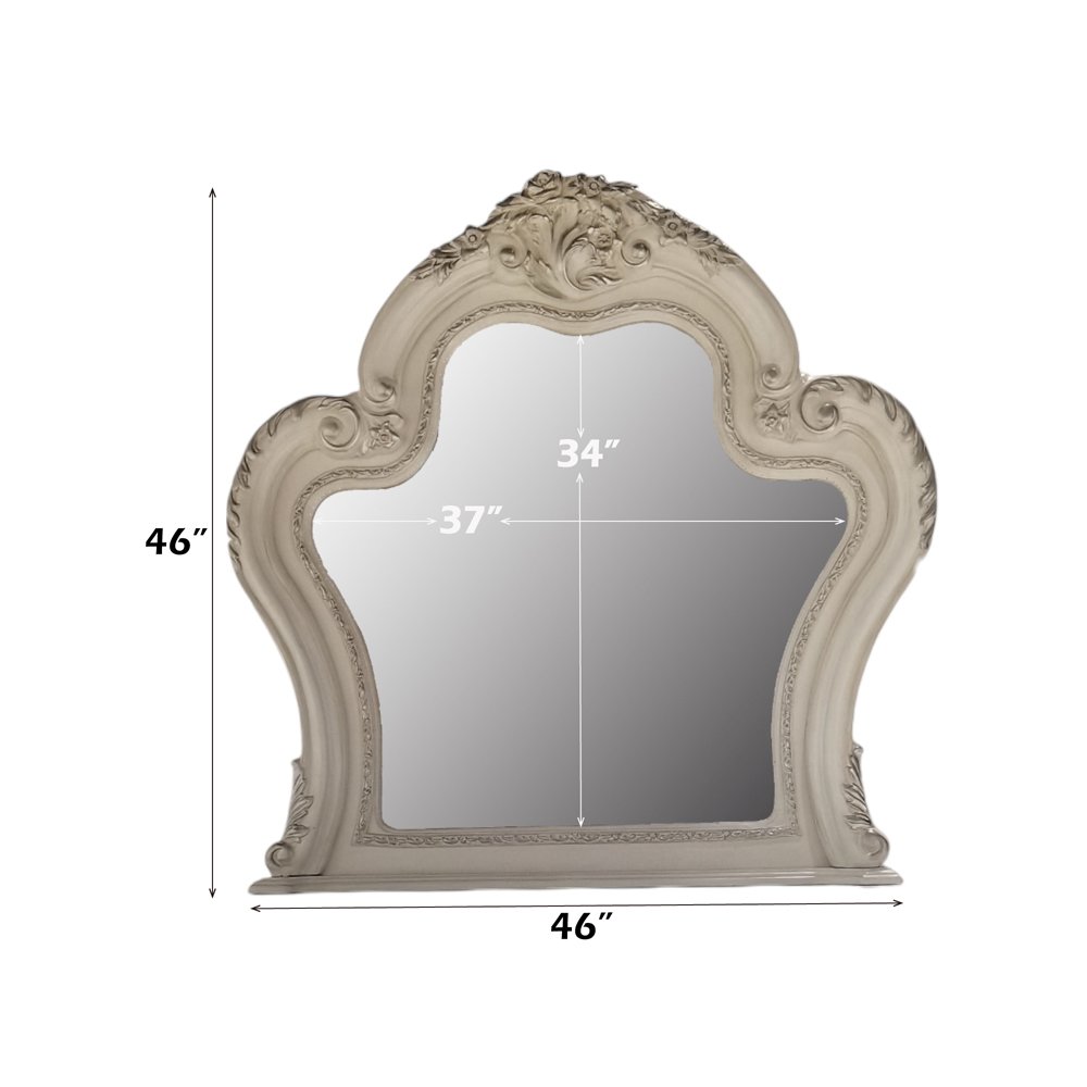 Dresden Mirror Bone White