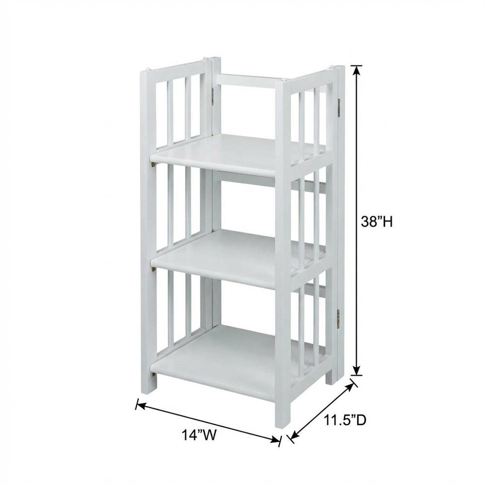 Wooden Bookcase in Warm Brown with Adjustable Shelves and Sturdy Construction