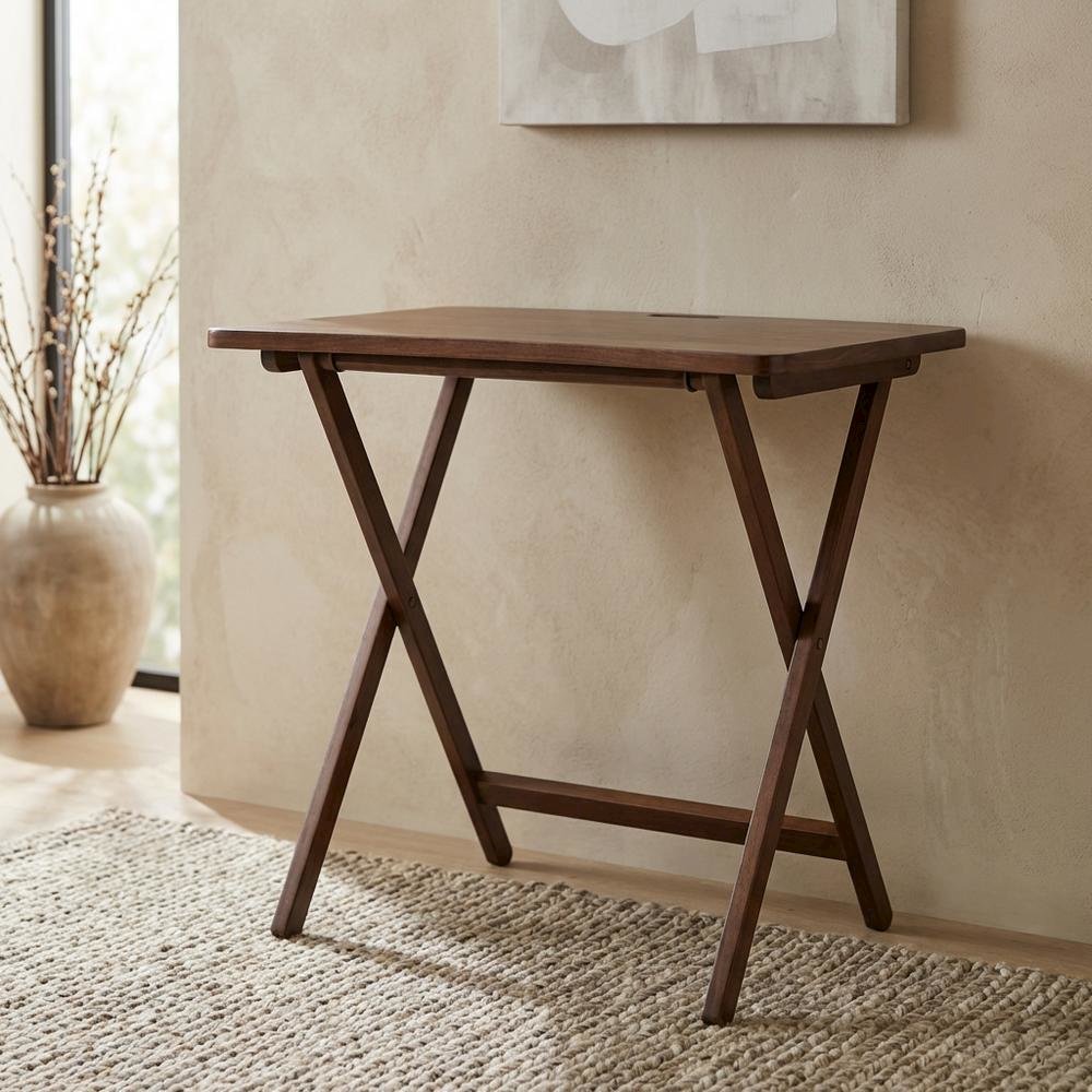 Brown, Folding Table, Folding Design, Quality Build