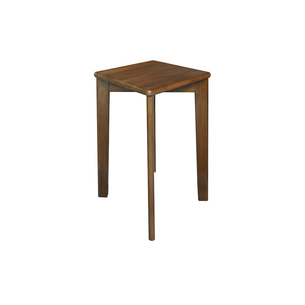 100% American Hardwood Square Stackable Stool 2-Pc Set