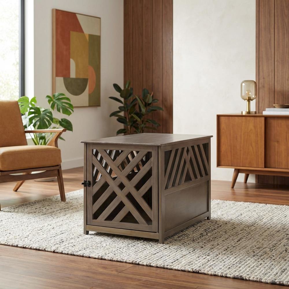 Wooden End Table with Sturdy Construction and Classic Design