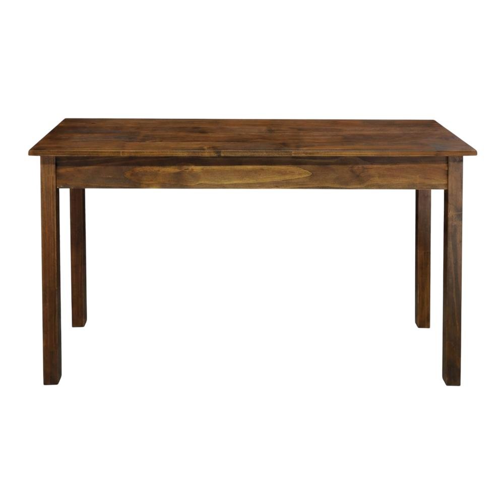 Wooden console table with concealed drawer for stylish storage