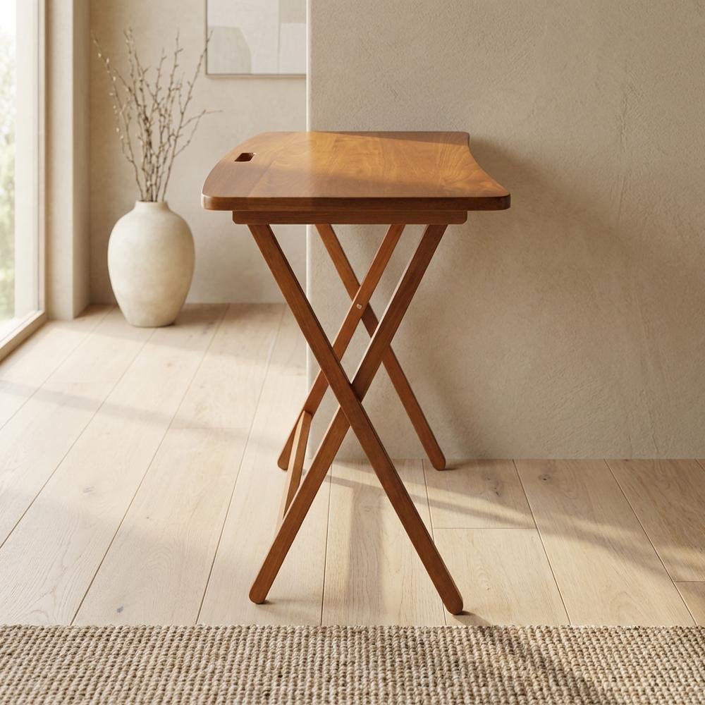 Brown, Folding Table, Folding Design, Quality Build