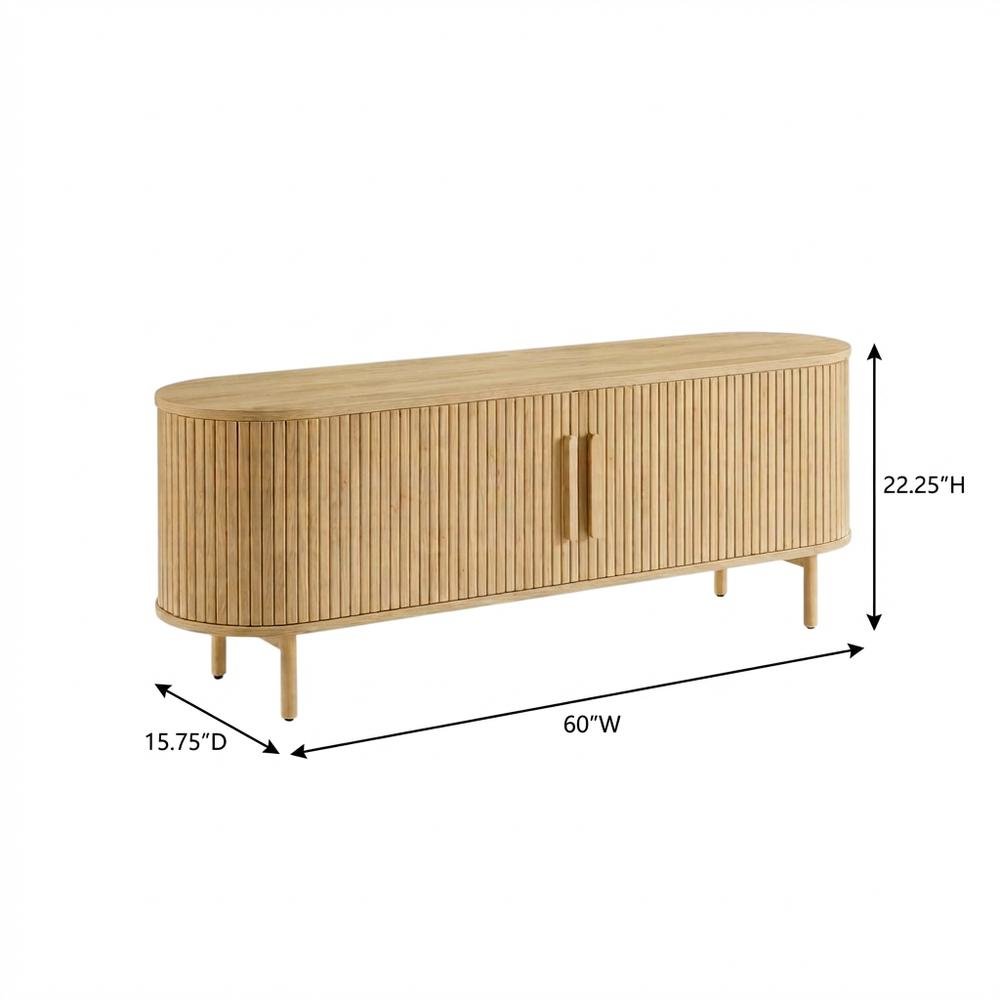 Wooden Record Player Cabinet with Vinyl Storage for Entertainment Rooms