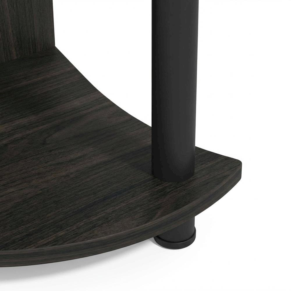 Wooden bookcase with clean design for living spaces