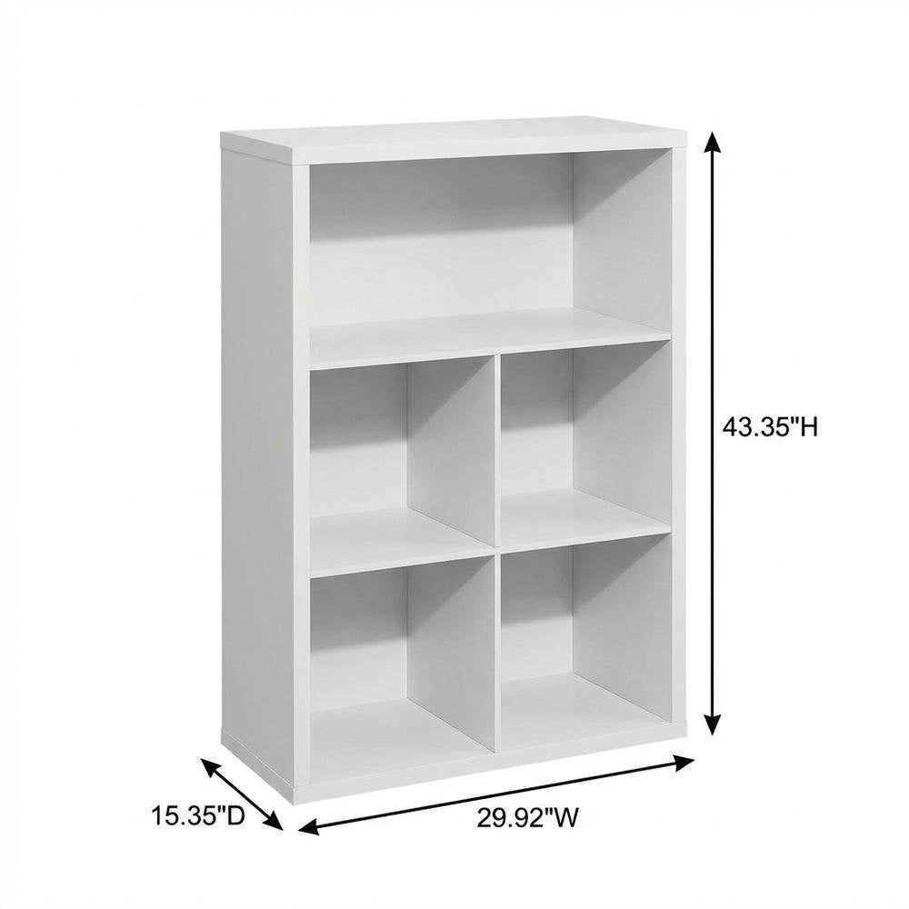 Wooden bookcase with modern design and sturdy construction