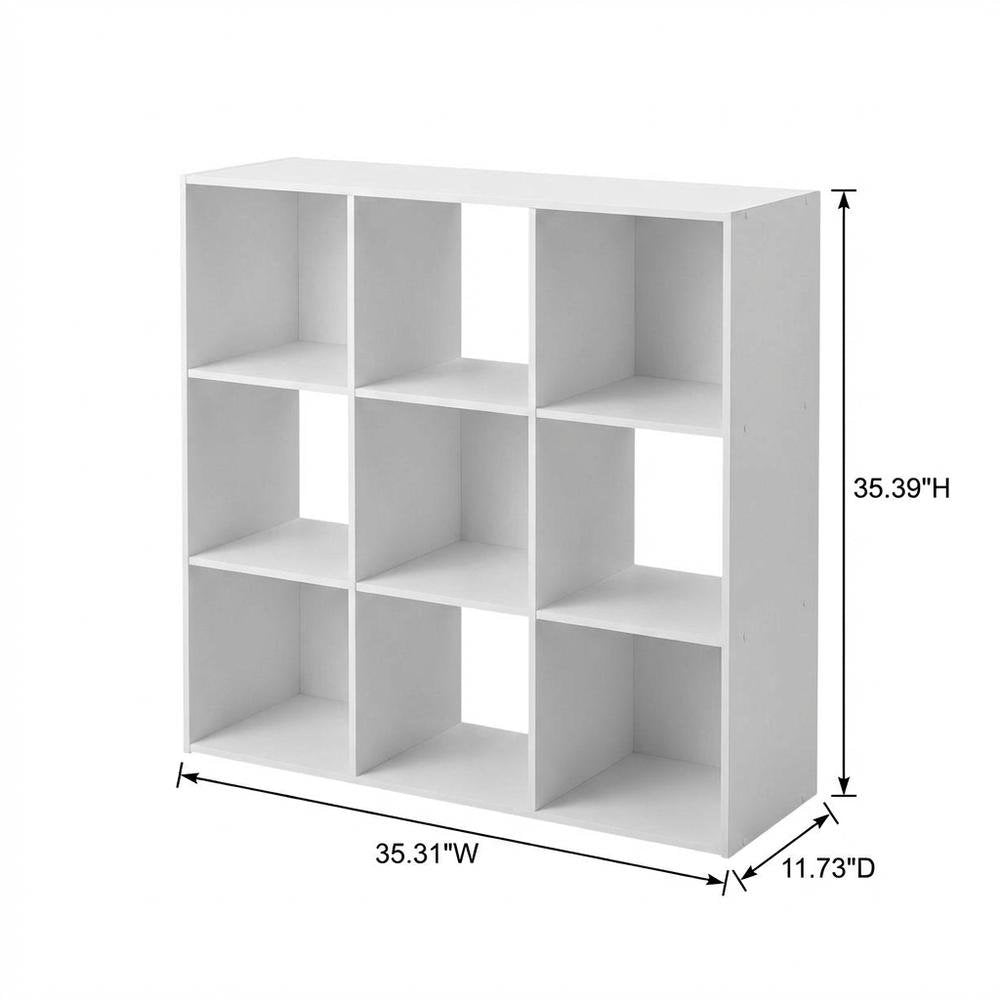 Wooden bookcase with open shelves for versatile storage