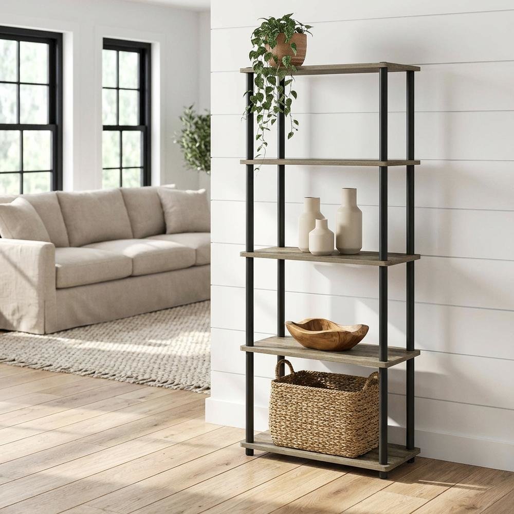 Wooden Bookcase with Durable Construction for Home Storage