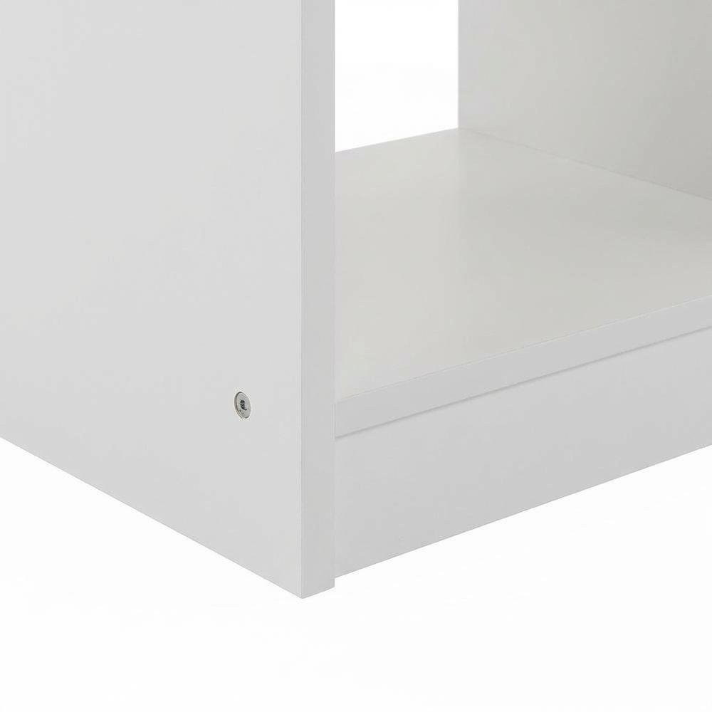Wooden bookcase with spacious shelf storage for home or office use