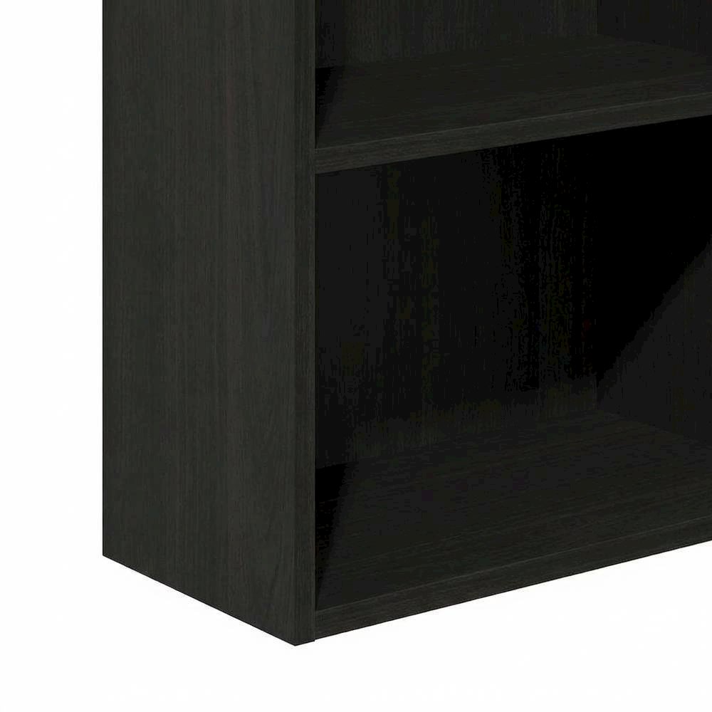 Wooden bookcase with sleek design for modern home decor