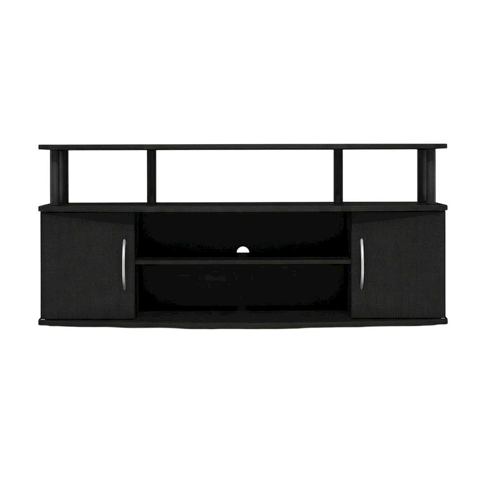 Darkwood Large Entertainment Center for TVs up to 55 inches with Storage