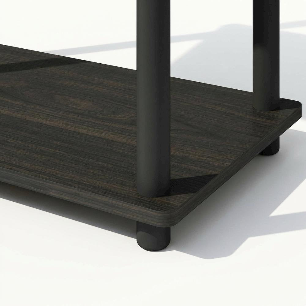 Wooden bookcase with sturdy construction and modern design