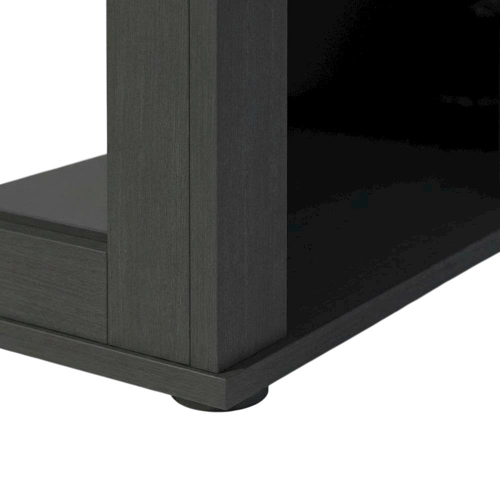 Brown Electric Fireplace TV Stand with Storage for 55 Inch Screens