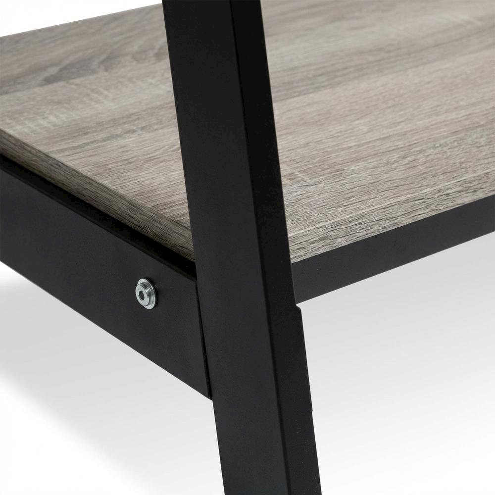Black A Frame Computer Desk with Modern Style and Spacious Surface