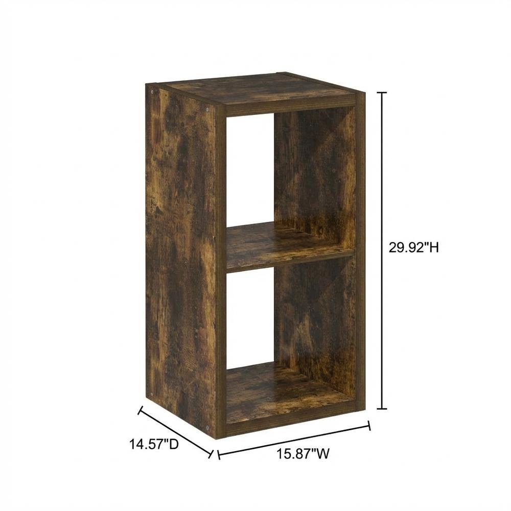 Wood Bookcase with Stable Design for Home or Office Use