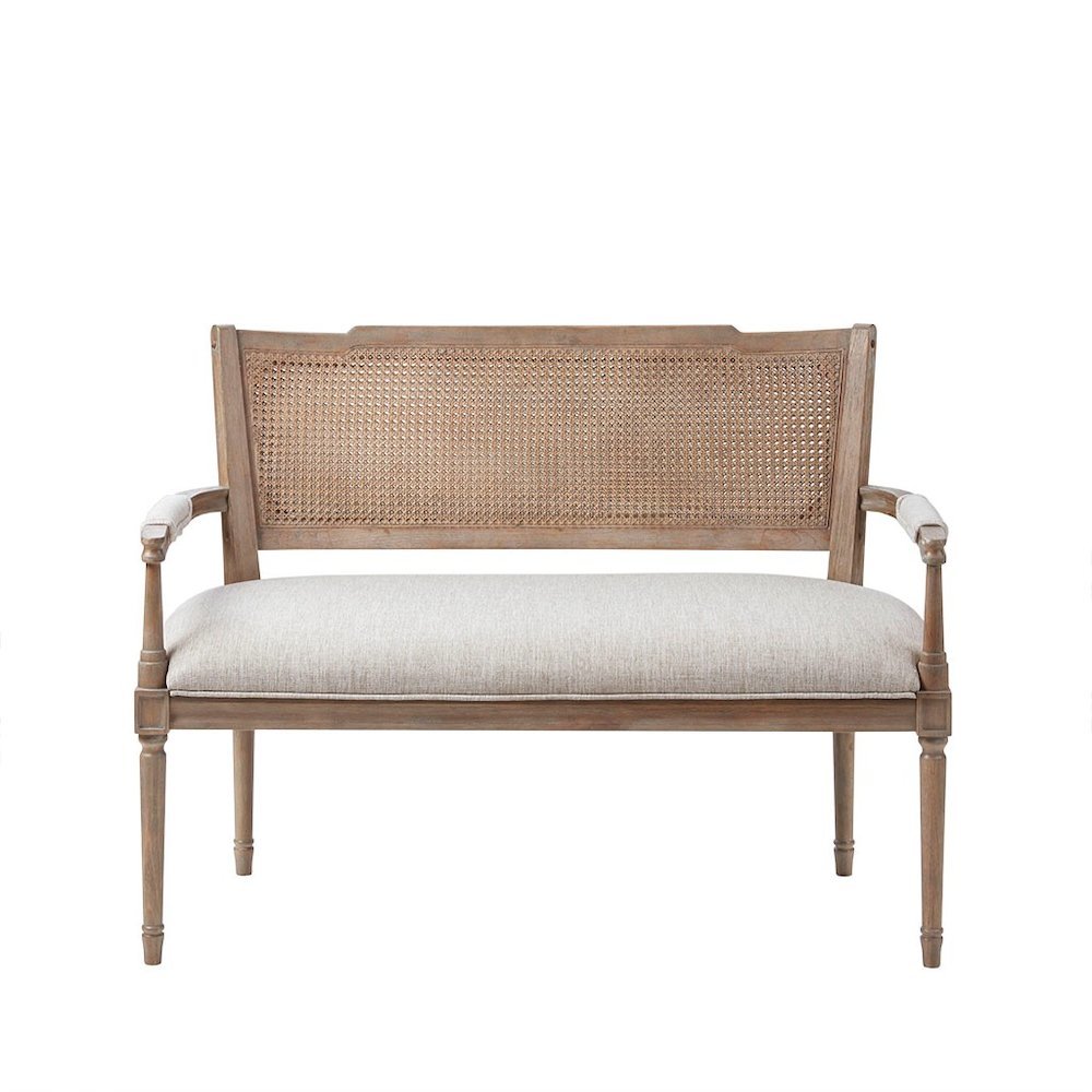 Elegant Settee with Solid Wood Frame – Banquette Seating for Dining