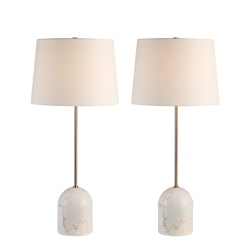Dili 31" Height Table Lamp, White