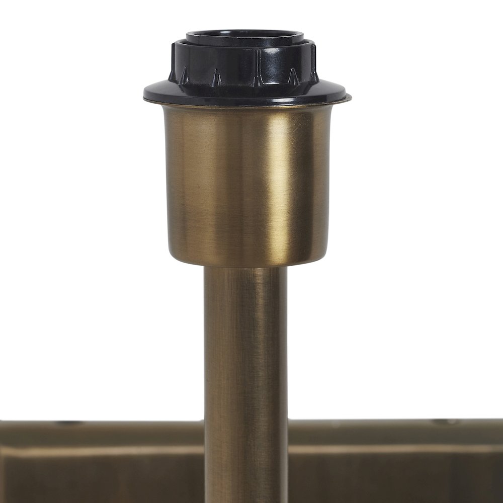 Solaria 19" Dark Antique Brushed Brass 1-Light Wall Sconce