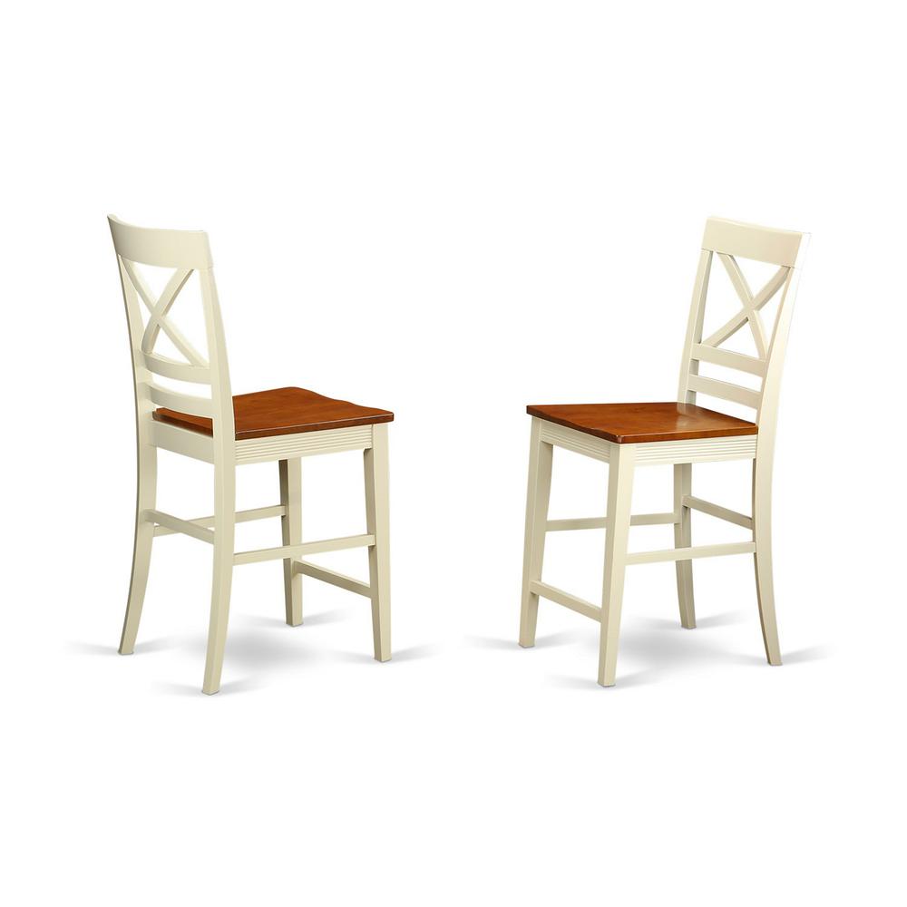 5 Pc counter height Table and chair set - high Table and 4 Kitchen Chairs.