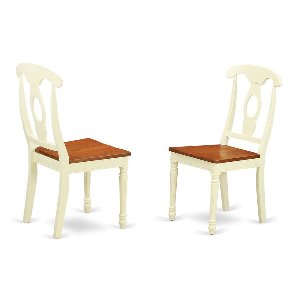 Oval Dining Table Set for 6, Kitchen Table Chairs Set of 7 Pcs in White