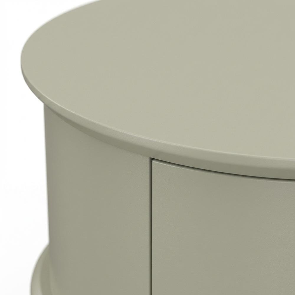 Urban Gray Nightstand with Modern Design and Simple Storage