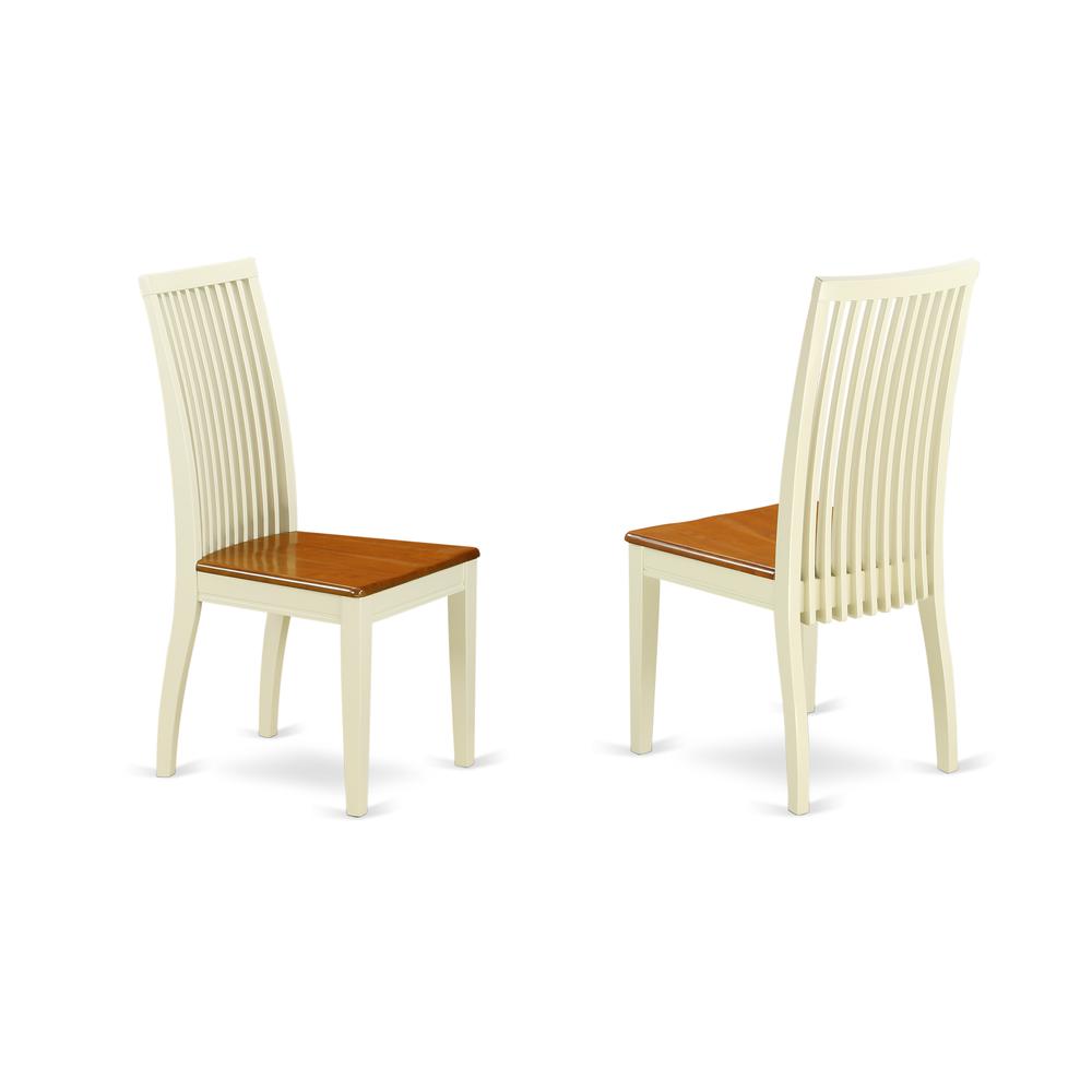 Dining Room Set Buttermilk & Cherry, NDIP3-WHI-W