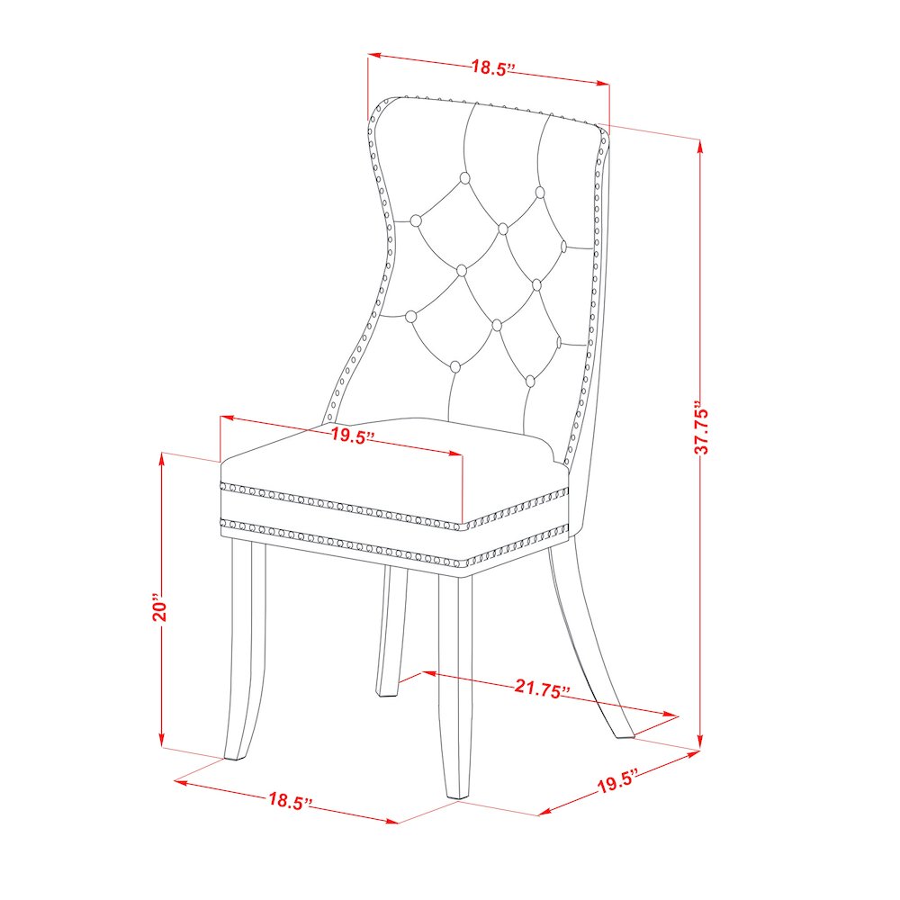 7-Piecemodern Dining Set Of A Wood Table, 6 Black Linen Fabric Modern Chair