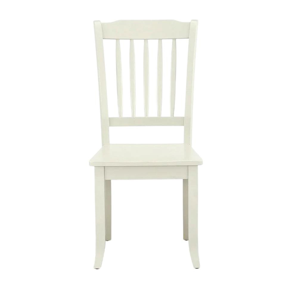 Linen-Upholstered Kitchen Table Chair with Solid Wood Legs for Dining Room, Set of 2