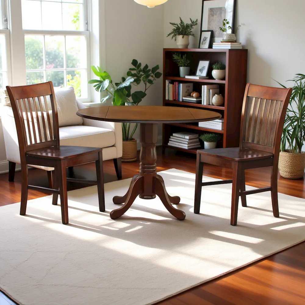 Elegant 3-Piece Kitchen Nook Set – High Top Table & Two Chairs