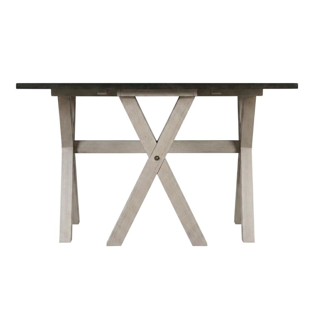 Charcoal Flip Top Coffee Table with Rubber Wood and MDF Finish