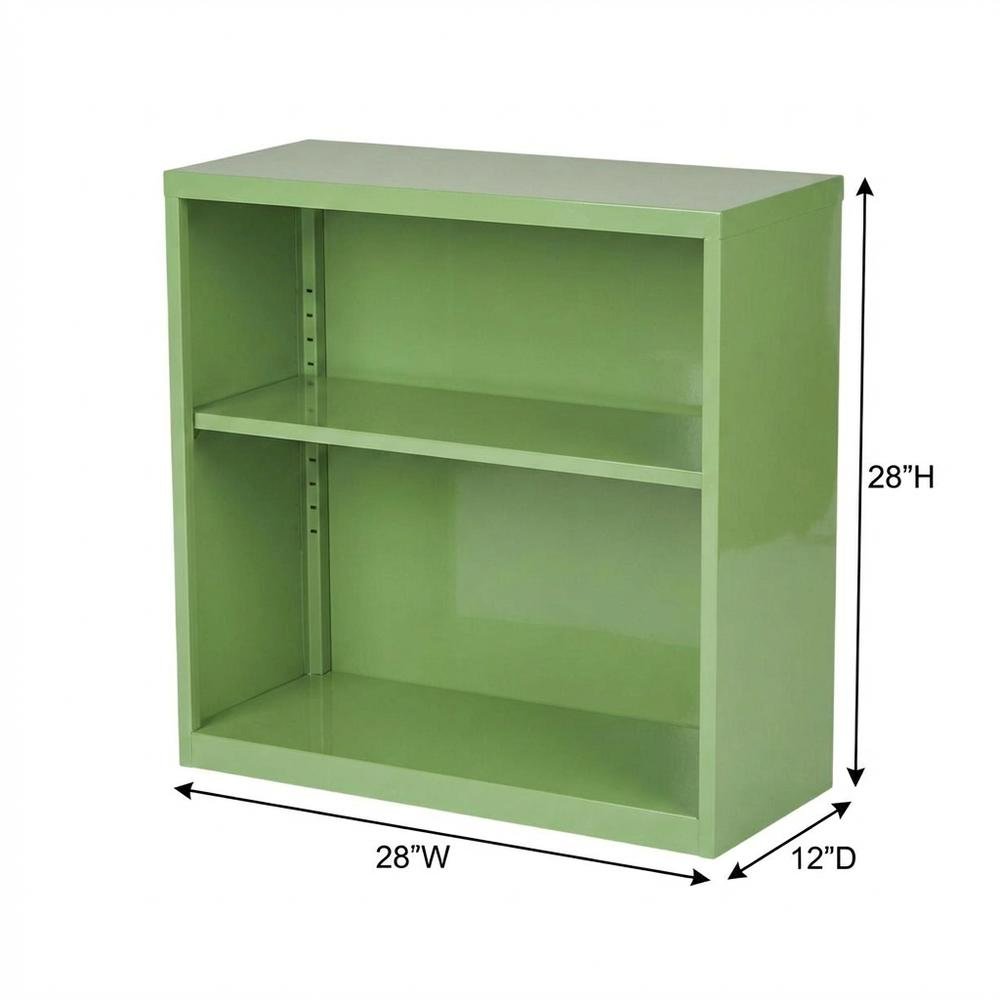 Steel bookcase for home storage with steel construction and lightweight design