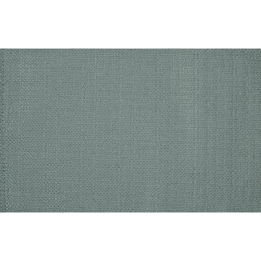 Alloway Storage Ottoman in Sea Blue Fabric with Antique Bronze Nailheads