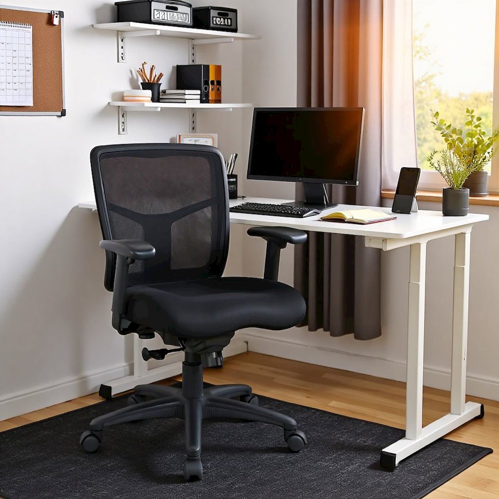 Ergonomic Mesh Office Chair – Black Desk Chair for Task-Based Work