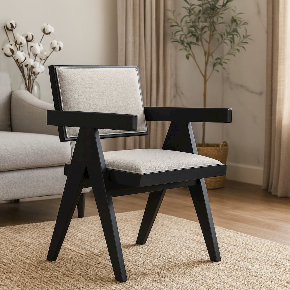 Raquel Side Chairs, Set of 2, Black