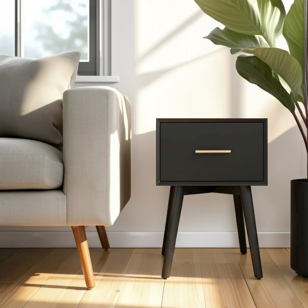 Flynn End Table, Black