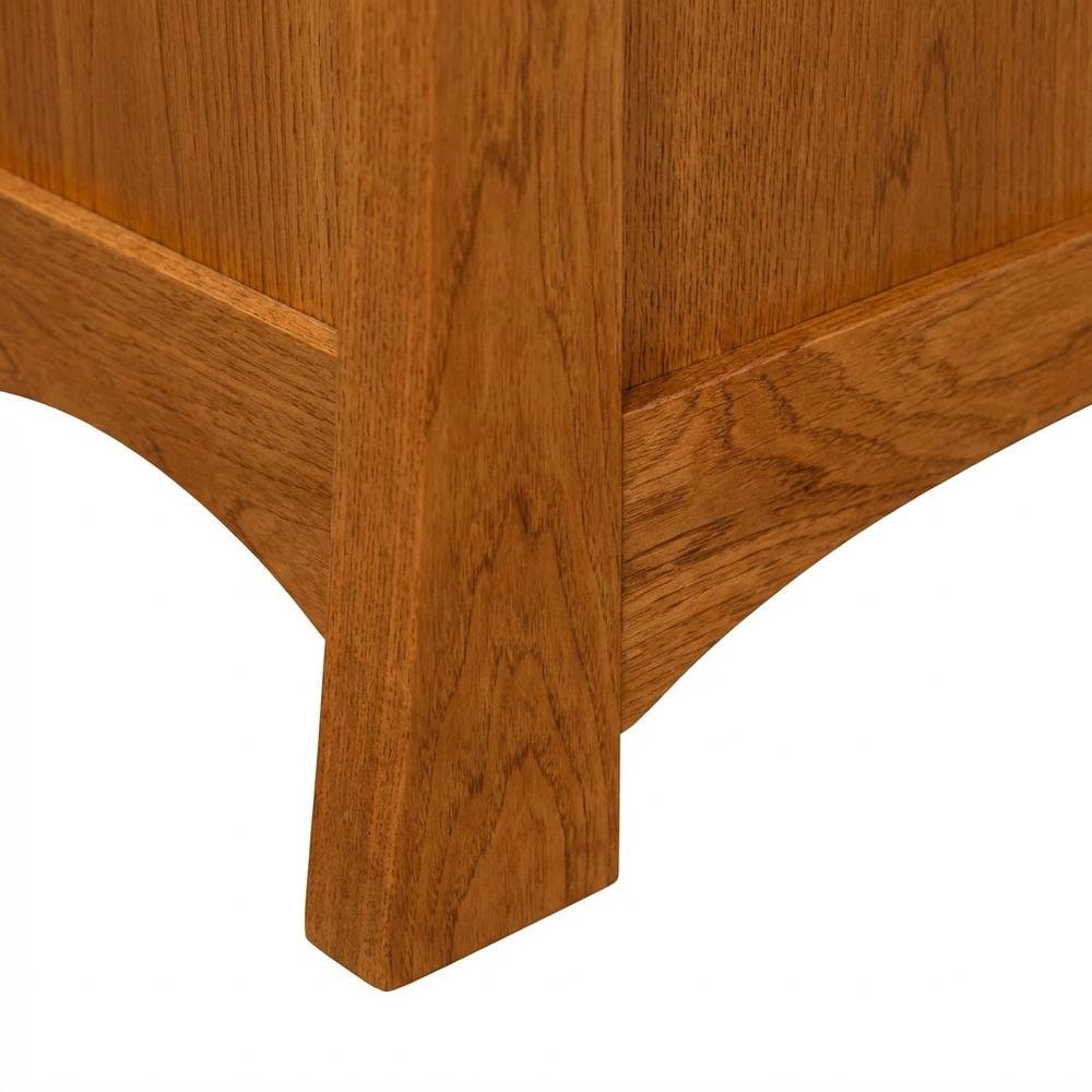 Distressed Finish Sideboard in Solid American Hickory with Arts and Crafts Style