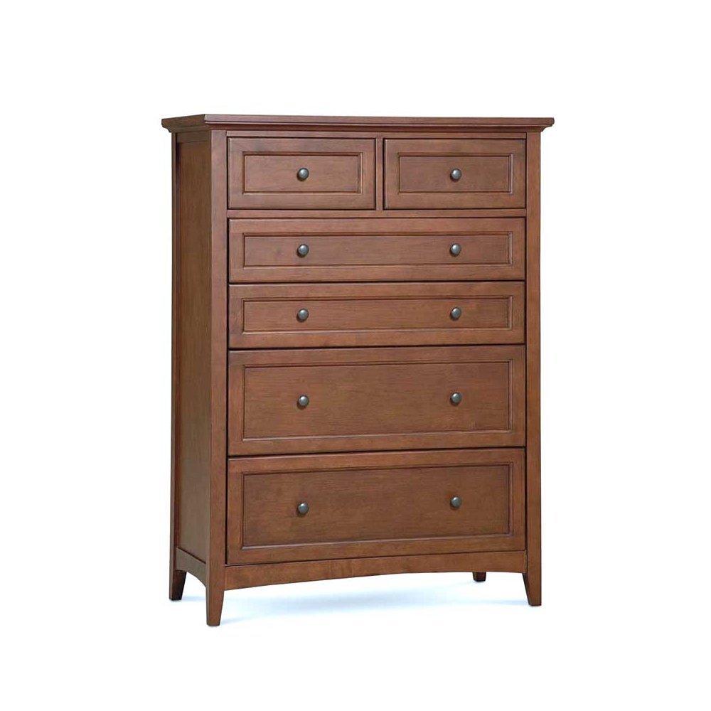 Cherry Brown 6-Drawer Chest, Belen Kox