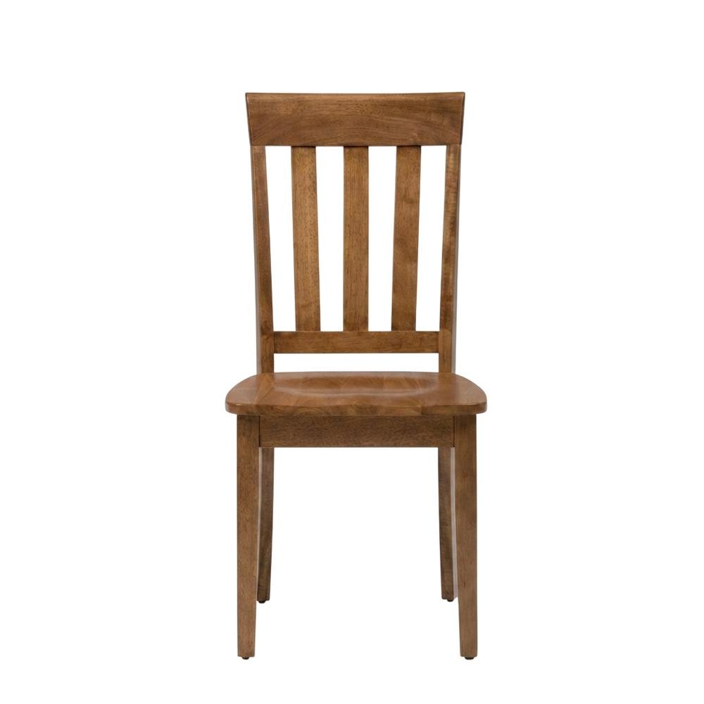 Slat Back Dining Chairs Set of 2, Farmhouse Accent Chair for Dining Room