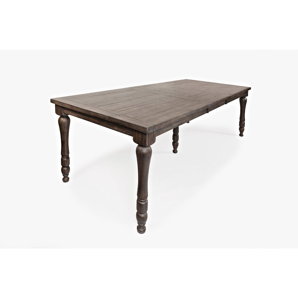 Madison County Rustic Reclaimed Pine Farmhouse Rectangle Extension Dining Table
