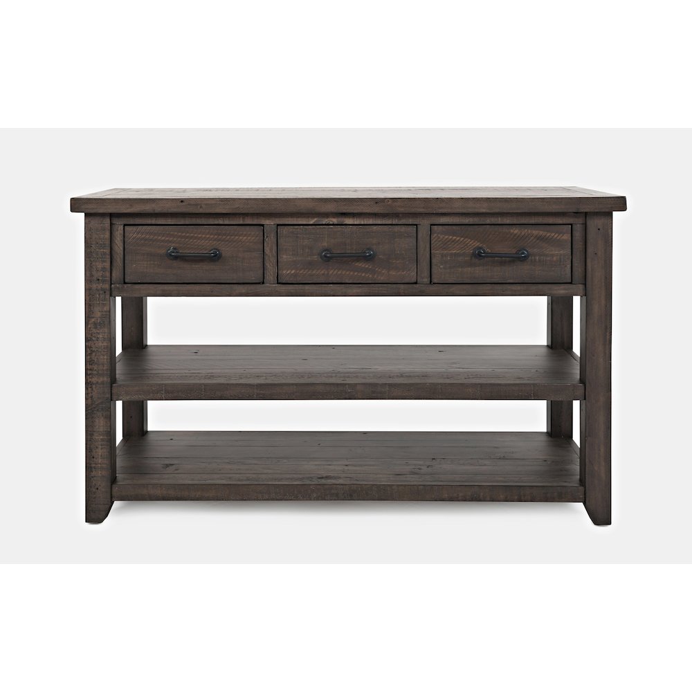 Madison County Rustic Reclaimed Pine Farmhouse Harris 50" Sofa Console Table