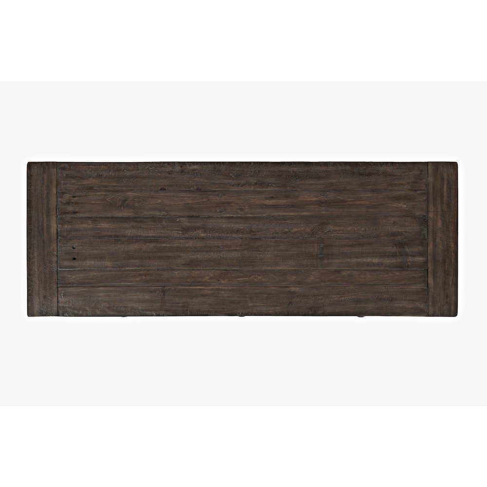 Madison County Rustic Reclaimed Solid Wood Farmhouse Sofa 50" Sofa Table