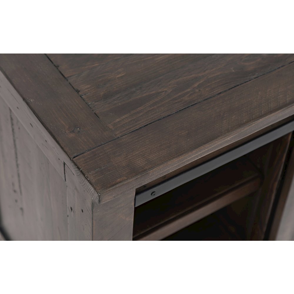 Madison County Rustic Reclaimed Pine Farmhouse 60" Barn Door Console