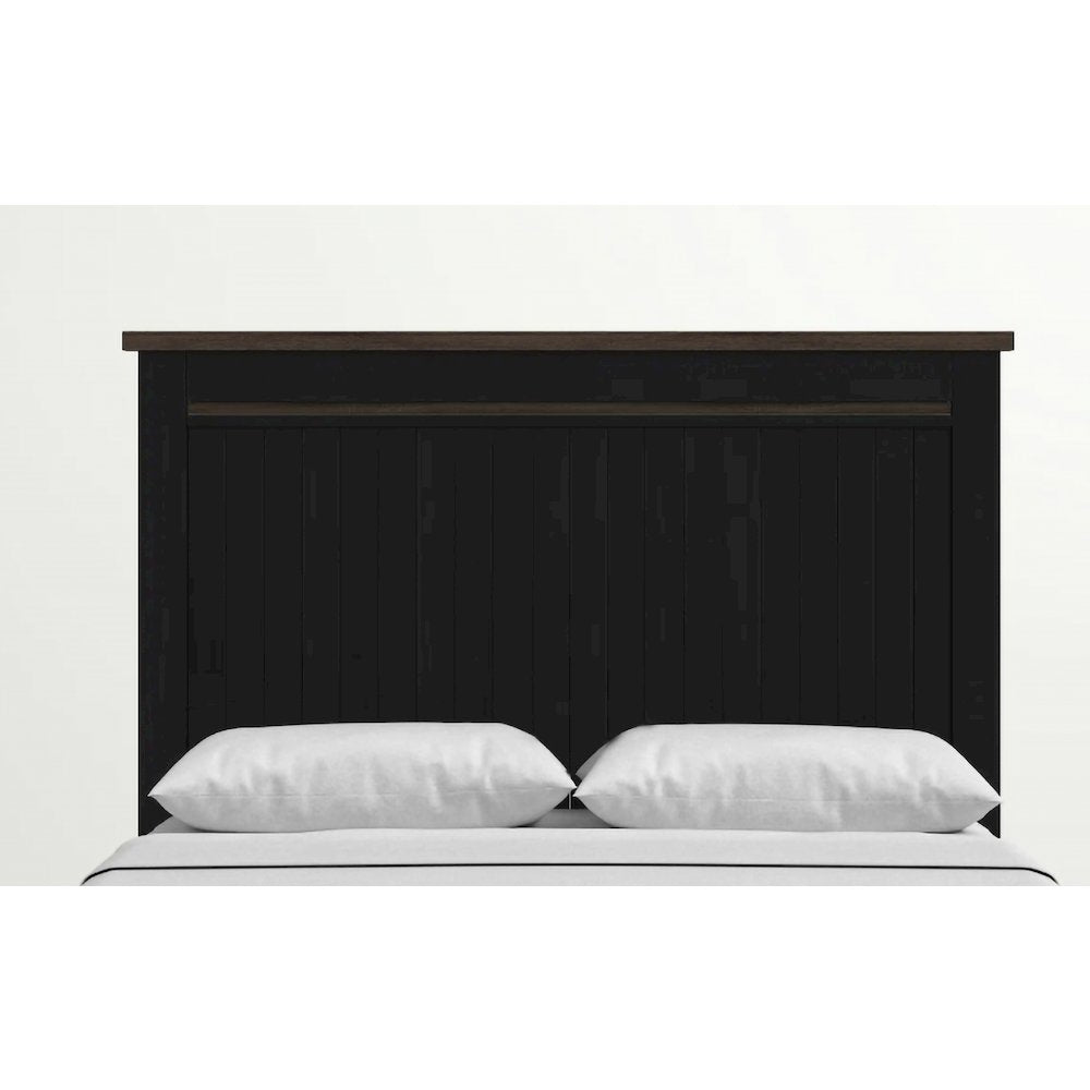 Madison County Rustic Reclaimed Pine Farmhouse King Panel Headboard