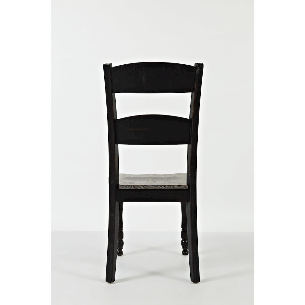 Rustic Reclaimed Pine Farmhouse Ladderback Dining Chair (Set of 2)