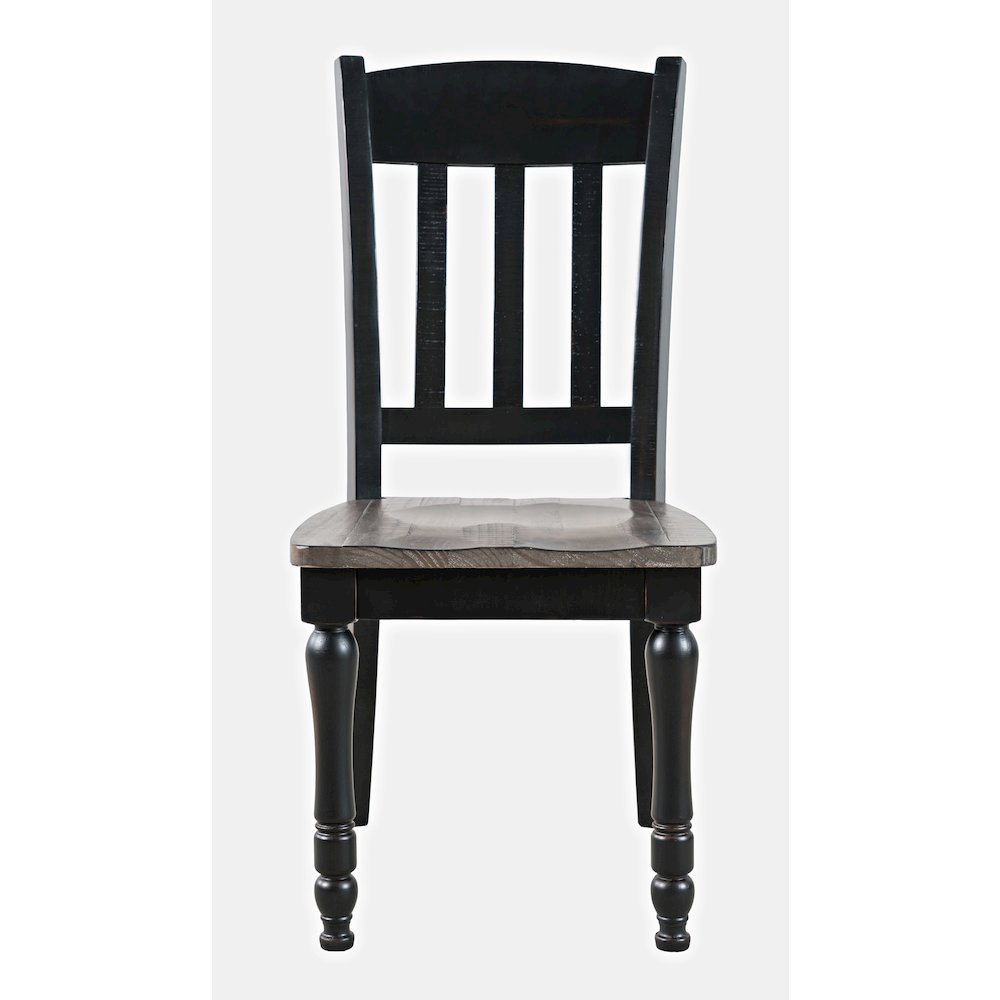Madison County Rustic Reclaimed Pine Farmhouse Slatback Dining Chair (Set of 2)