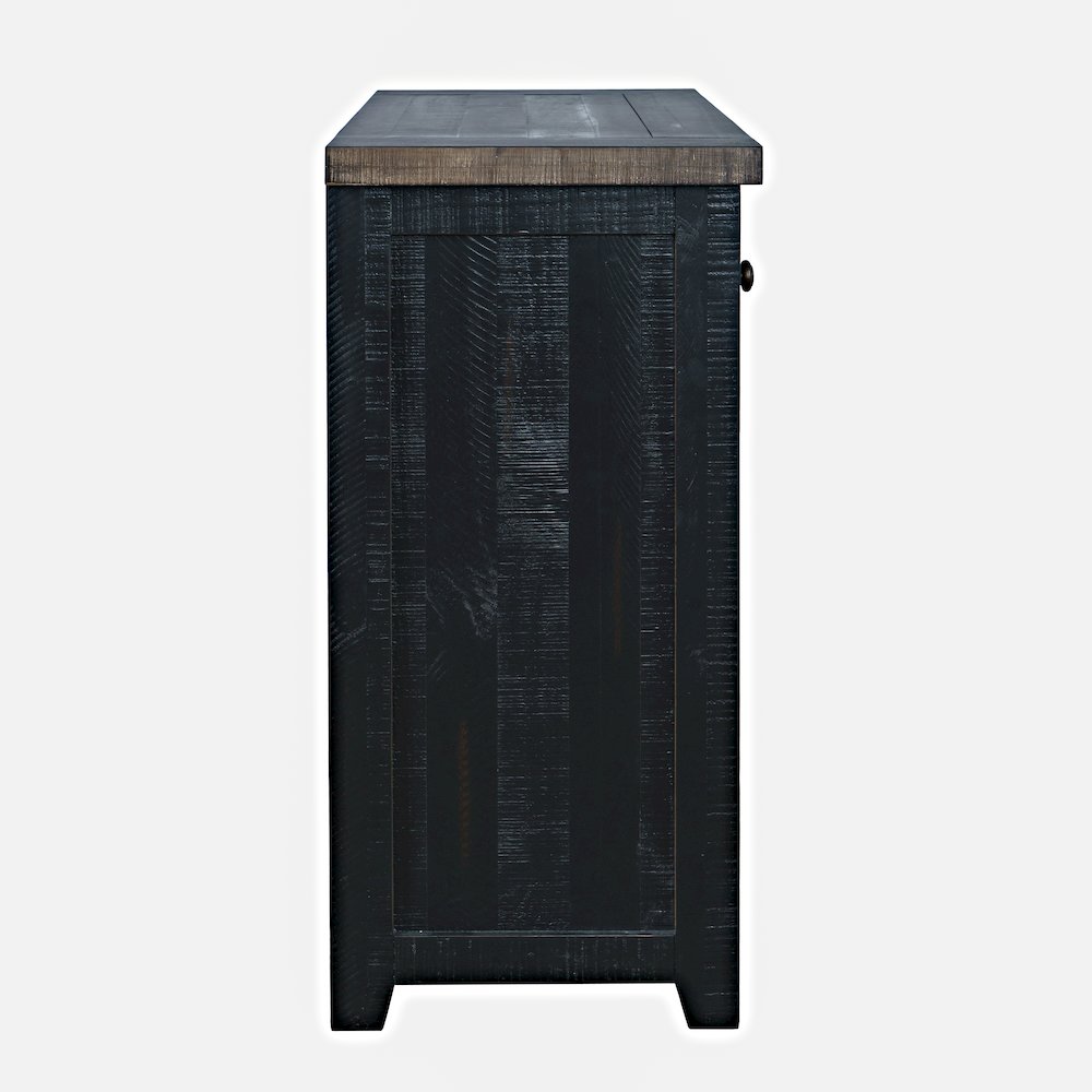 Solid Wood Rustic 32" Farmhouse Electric Fireplace Console TV Stand